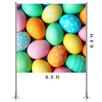 Easter Eggs Backdrop