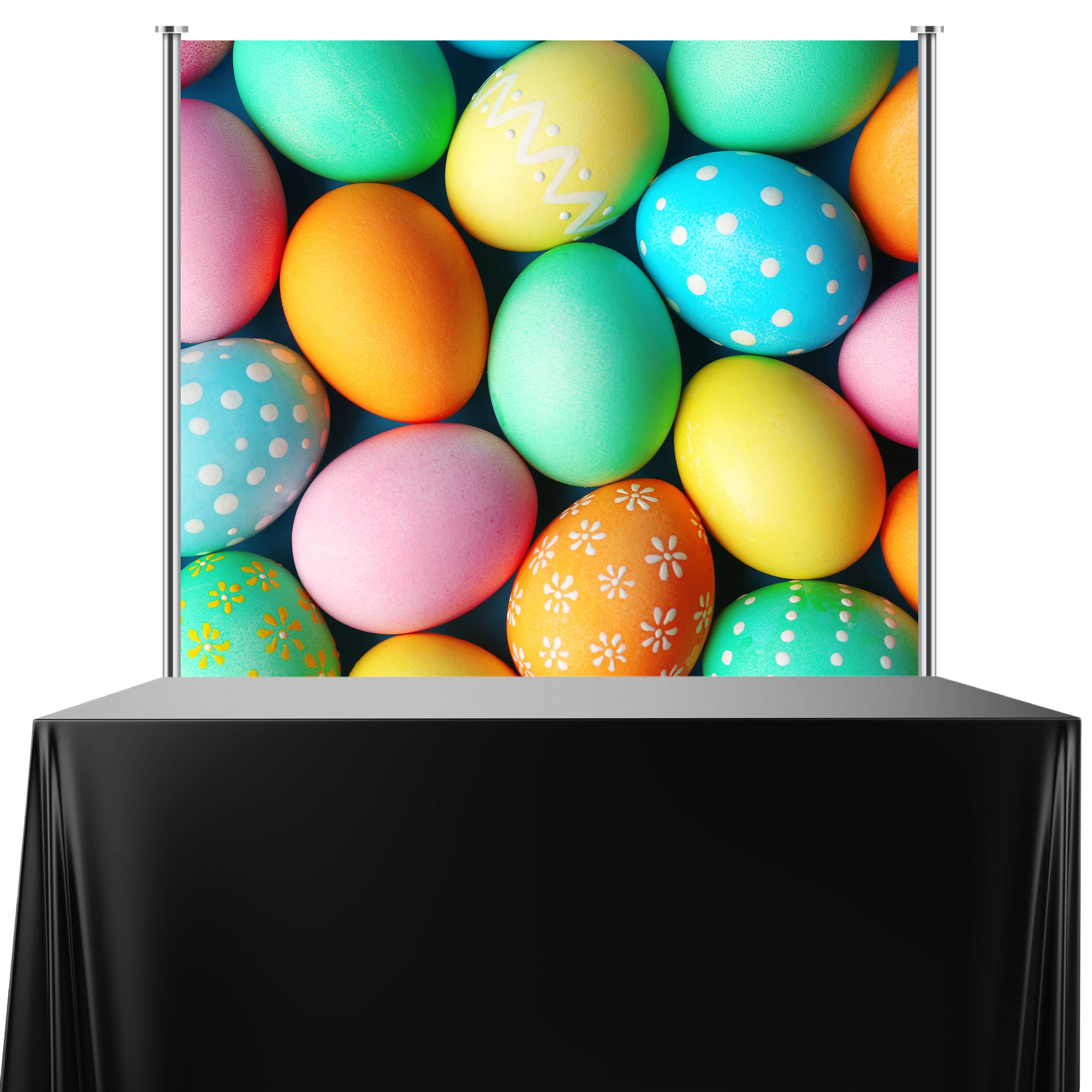 Easter Eggs Backdrop