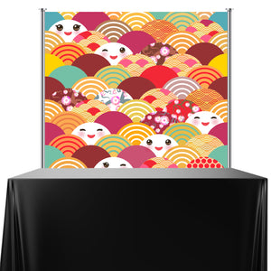 Japanese Kawaii Fan Backdrop