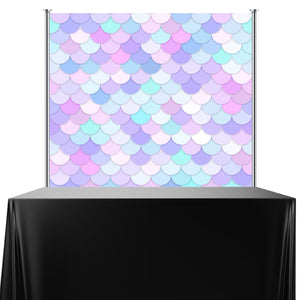 Pastel Mermaid Scales Backdrop