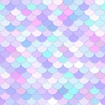 Pastel Mermaid Scales Backdrop