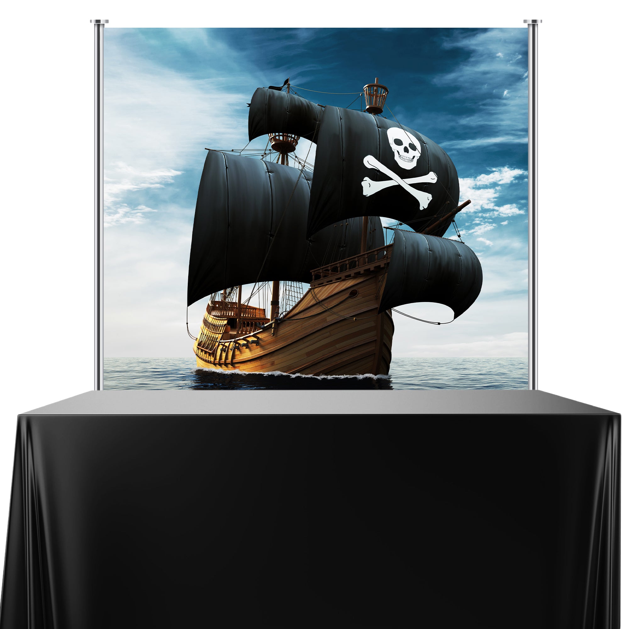 Pirate Ship Backdrop