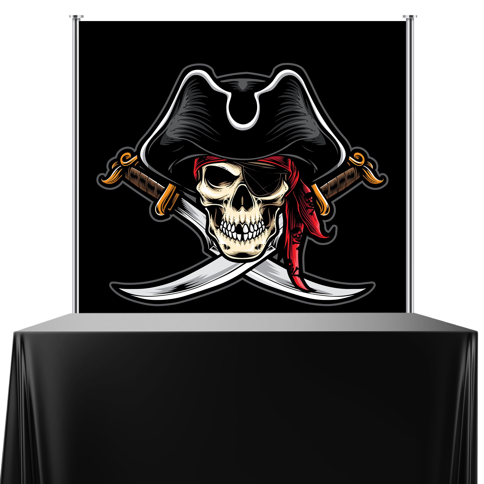 Pirate Skull Backdrop