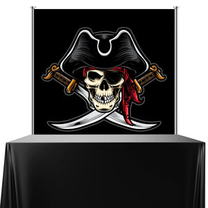 Pirate Skull Backdrop