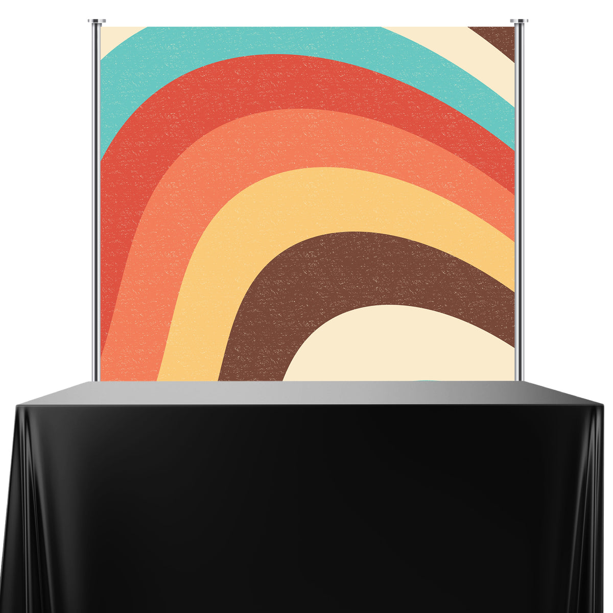 Retro Waves Backdrop – Inspired Party Backdrops