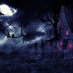 Spooky Witch House Backdrop