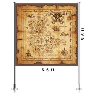 Treasure Map Backdrop
