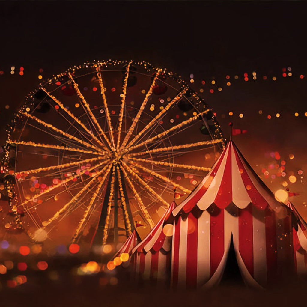 Circus Ferris Wheel Backdrop