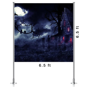 Spooky Witch House Backdrop