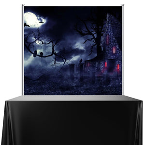 Spooky Witch House Backdrop